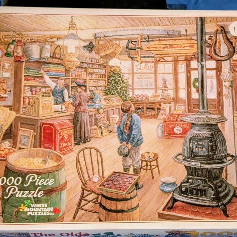 2007 White Mountain The Olde General Store  1000 piece puzzle #2295 LIKE NEW